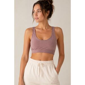PAKA Alpaca Blend Bralette Sports Bra XXL Mauve Lounge Athleisure